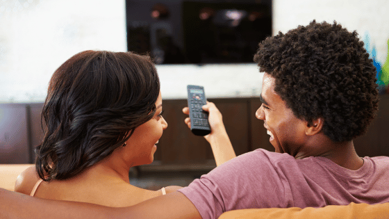 Couple Watching TV