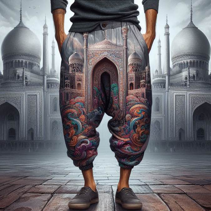 artistic sarouel pants