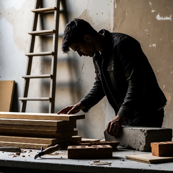 transforming construction materials to art